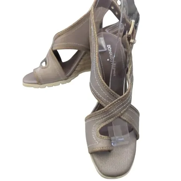NWOT Sz 6 Donald Pliner BURGOS Espadrille Wedge Sandals